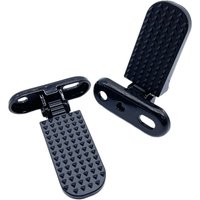 2Pcs Bike Rear Pedals Quick Release Foldable Foot Pegs for Electric Bicycle