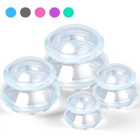 3/4/6 PCS Silicone Cupping Therapy Set Massage Therapy Cups For Beginners, Body Sculpting, Massage Therapy, Pain Relief Massager