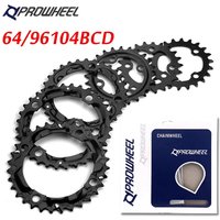 AliExpress NONE PROWHEEL Mountain Bike 64/96/104BCD 8/9/10/11S Bicycle Chainwheel 22T 24T 30T 32T 40T 42T 44T MTB Chain Ring Crankset Mtb