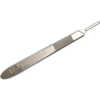 Dental Stainless Steel Carbon Steel Scalpel Handle No.3 No.4 with Replaceable Blades No.10 No.23, Dissecting Cutting
