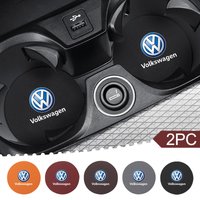 Car Water Cup Non Slip Pad Coaster Mat Interior Accessories VW GTI Polo Golf Passat B8 Tiguan Jetta T-ROC Touareg ID.3 Arteon CC