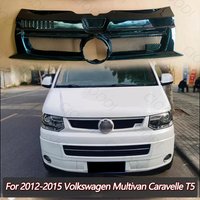 For 2012-2015 Volkswagen Multivan Caravelle T5 ABT style ABS front grille for replacement without damaging the original