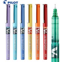 1pcs Japan Pilot V5 Gel Pen Straight Liquid Roller Pen BX-V5 Large Capacity Quick-drying Ink 0.5mm Needle Tip School Stationary