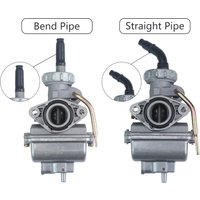 AliExpress NONE PZ20 Carburetor Replacement 20mm Bend Straight Pipe For 50cc-110cc ATV Quad Dirt Pit Bike
