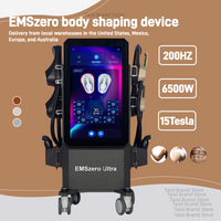 EMSzero PRO EMS Body Sculpt Machine 15 Tesl 6500W Hi-emt Lose Weight RF Body Slim Muscle Stimulation Professional Machine