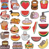 Funny Hamburger Kettlebell Enamel Pin Black Humor Delicious Food Fitness Equipment Brooch Lapel Bagde Jewelry Gift for Friends