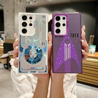 Movie S-Star T-Trek Phone Case For Samsung Galaxy S25 Edge S24 S23 S22 S21 S20 Ultra Silicone Colorful Silver Phone Case