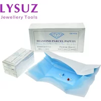 Diamond Parcel Paper Gemstone White And Blue Jewelry Packing Gem Stone Storing Pack Gemologist