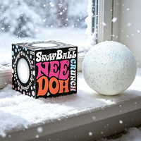 Schyling Popular Snowball Squeezing NeeDoh Toys in 2026, White Squeezing Pressure Relieving Sensory Squeezing Toys