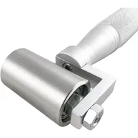 1pc Stainless Steel Home Wallpaper Seam Roller Wall Paper Construction Tool Seam Flat Roller Paint Tool