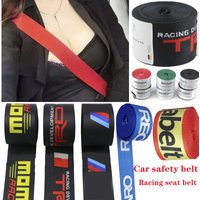 2pc universal car seat belt protector 3.6M racing polyester seat retractable Nylon safety strap harnescar accessories interior