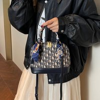 New bag, women's shell bag, printed handbag, crossbody bag, versatile, single shoulder, women's crossbody bag