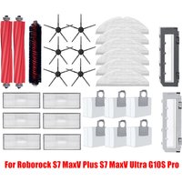 Für roborock s7 maxv plus s7 maxv ultra g10s pro s7 pro ultra g10s pro roboter vakuum zubehör hauptseite bürste mop hepa filter