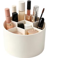 8x6.5cm Multi Compartment Makeup Brush Holder Pen Storage Vanity Organizer For Lipstick Eyebrow Pencil Hairpins Stationery Desk