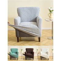 1PC Jacquard Club Tub Armchair Cover for Living Room Stretch Chair Slipcover Stretch Single Sofa Slipcover for Hotel Office Home