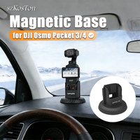 Magnetic Mount for DJI OSMO POCKET 3 4 Magnetic Base Clip Holder for DJI Pocket 3 4 Car/Vlog/Tabletop Action Camera Accessories