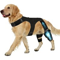 Dog Knee Braces for Back Leg,Knee Support for Dogs ACL/CCL Care Ideal for Dog Back Seat,Double Leg Stability For Puppy Recovery