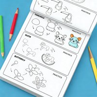 96 Types of Patterns, Learn How to Draw, Children's Coloring Pictures, How to Draw Everything, Step-By-Step Drawing Book, 32-Page Coloring Book, Pattern Breakdown Tutorial Drawing Book