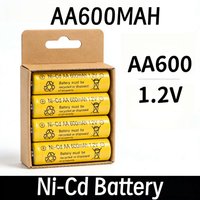 Ni-Cd Rechargeable AA Battery 600mAh 1.2V for Office Electronic Tools Ni-Cd Rechargeable AA Battery 600mAh 1.2V