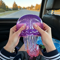 Blind Box Jellyfish Squeeze Fidget Toy Product Jellyfish Stress Relief Relax Squishy Anti-Anxiety Squeeze Object For Focus
