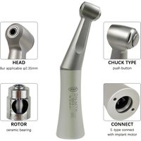 Dental FX Style Slow Speed Contra Angle 1:1 for E Type Universal with Ball Bearing