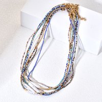 Elegant Vintage Women's Fashionable Necklace Baroque Natural Pearl Beads Chain Clavicle Jewelry