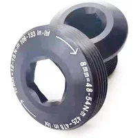 Bike Fiets Crank Fixing Bolt Crankstel Moer Aluminium Alloy Crank Cover Cap M20 Bolt Crank Bolt Cap Bicycle Supplies