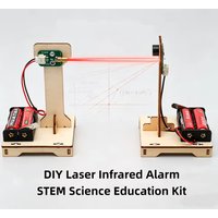 DIY Infrared Laser Alarm Teaching Model Light-Controlled Trigger Physics Science Experiment STEAM Educational Toy Gift