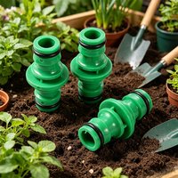 5/10Pcs 16mm Garden Hose Double Male Connector Universal Fit Leakproof with Rubber Seals Easy to Install for Watering Heavy Duty