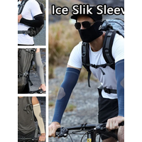 AliExpress NONE Ice Silk Sleeves Sun Protection Anti-UV Quick Dry Cycling Sleeves Breathable Cooling Sweat-absorb Elastic Hiking Sleeves