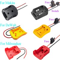 For Makita 18V Lithium Battery Case For Dewalt 20V For Milwaukee Li-Ion Battery DIY Power Wheels Tool For M18 Adapter Converter
