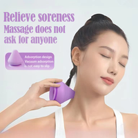 Wall-mounted fascia cone multifunctional suction cup wall massager for back muscle relaxation,arm andfoot massager trigger point