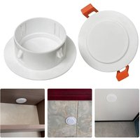 HIgh Quality Practical Plastic Wall Hole Cover Round Various Size Reserved Drill Hole Cap Snap-on Air Conditioning Hole Cover