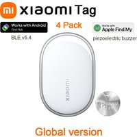 Xiaomi Tag 4 Pack Smart Anti Lost Device IP67 Waterproof Bluetooth 5.4 Compatible with Apple Find My and Google Android Find Hub