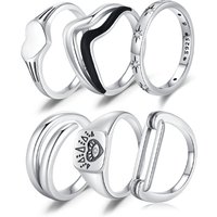 925 Sterling Silver Plain Heart Signet Ring Fashion Simple Jewelry For Women Fashion Daily Wear Perfect Romantic Gift Fine Ring