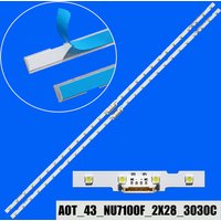 LED backlight strip for UE43NU7020K UE43NU7025K UE43NU7090S UE43NU7097U UE43NU7100 UE43NU7122K UE43NU7192U UE43NU7405U