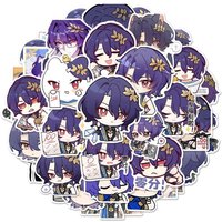 Sunsyea Honkai: Star Rail Merch Fans Collection Role Stickers Dr. Ratio 48 Pieces