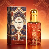 Roxelis 12ml Arabian Style Fragrance Rose Elegant Natural Fresh Light Fragrance Lasting Fragrance Portable Charm Fragrance