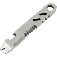 AliExpress NONE New Mini Stainless Steel Multifunctional Pry Bar, Mini EDC Hex Wrench, Bottle Opener, Portable Outdoor Bicycle Repair Tool