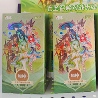 Original Genshin Impact Card Vol.4 Genius Invokation Tcg Battle Card Anime Character Competitive Booster Game Collection Cards