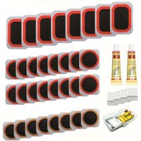 AliExpress NONE Durable Emergency Bicycle Inner Tube Repair Kit - Vulcanizing Patches Glue for Road Mountain Bicycles Quick Fix