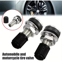 AliExpress NONE Universal 32mm Tubeless Tyre Valve Stem 2Pcs Dustcap Motorcycle Motorbike Scooter Quad Mountain Bike Wheel Accessory