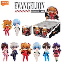 Genuine BLOKEES New Century-Evangelion Cute Mini Series Blind Box Eva Anime Figure Eva Model Ornament Desk Decor Toys Gifts