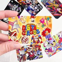 Cartoon T-The A-Amazing D-Digital C-Circus Credit Card Skin Stickers No Adhesive Residue for VISA Credit Card Subway Access Card