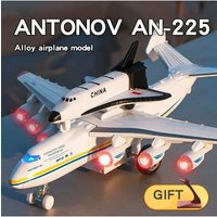 Metal Soviet Airlines Antonov An-225 Mriya Max Transport Aircraft Diecast Model Plane Collection Fighter Model Wall Ornament