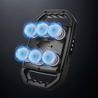 6-Head Body Massage Gun 8 Modes Portable Muscle Massager Adjustable Neck Shoulder Massage Tool for Reduce Stress Improve Fatigue