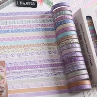 20 Rolls Vintage Floral Washi Tape Set, Plaid & Grid Decorative Strips for Journal Planner Scrapbooking & DIY Art Crafts