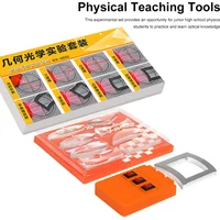 Geometric Optics Experimental Set Lens Imaging Equipment Tools Battery Powered Refraction Optical Experiment Set for Child Kids