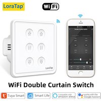 Tuya Smart Life EU WiFi Double Curtain Blind Switch for Roller Shutter Electric motor Google Home Alexa Echo Voice Control DIY