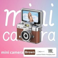 Mini Flip Screen Digital Camera, 1.47-Inch HD Display, 200Mah Battery, Supports Photo Taking And Video Recording, 1080P HD Lens,
